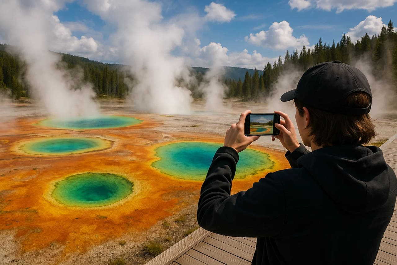 Yellowstone i les conques termals