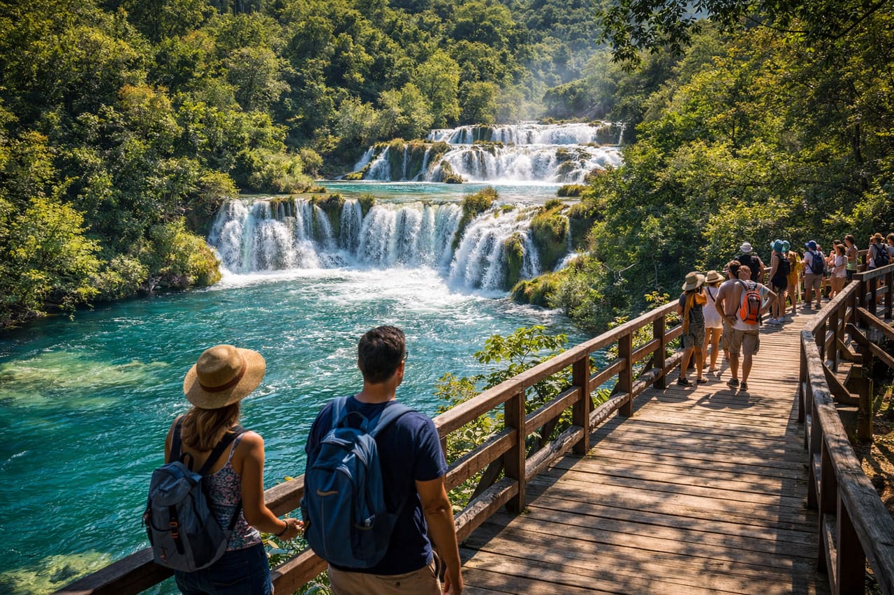 Wasserfälle im Nationalpark Krka