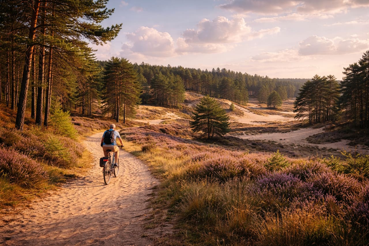 Il paesaggio del Parco De Hoge Veluwe