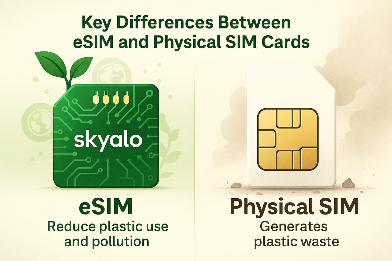 Differenze chiave: l’eSIM vince per flessibilità, sicurezza e sostenibilità.