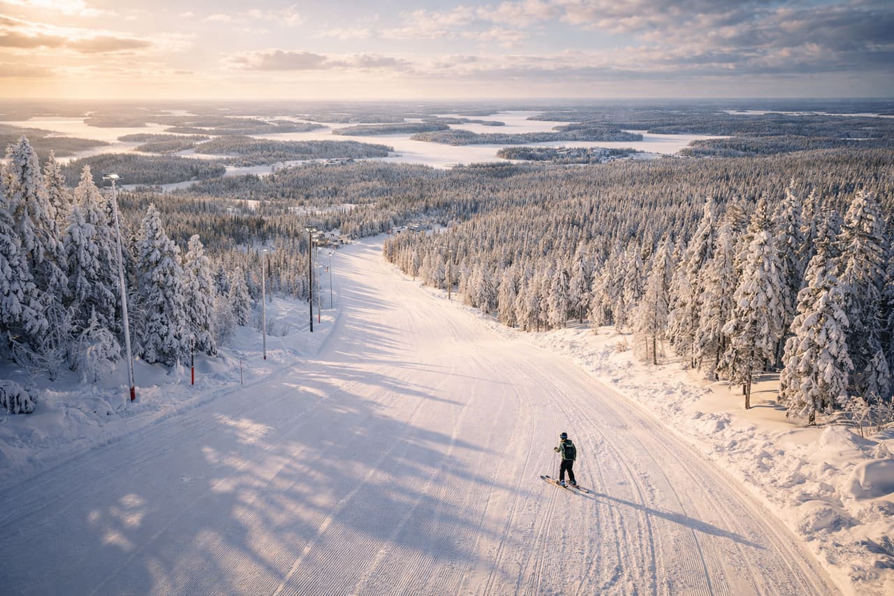 горнолыжный курорт Леви