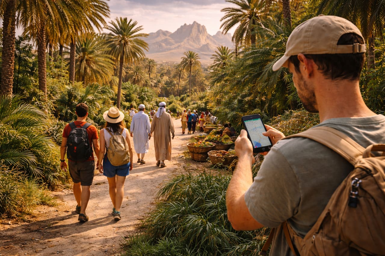 Oasi di palme di Biskra