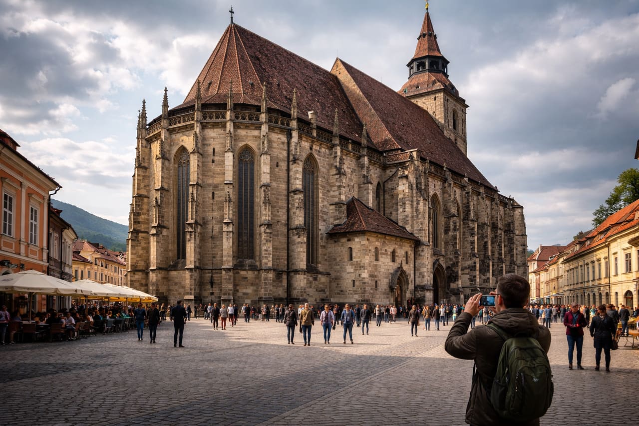 La Chiesa Nera a Brașov.