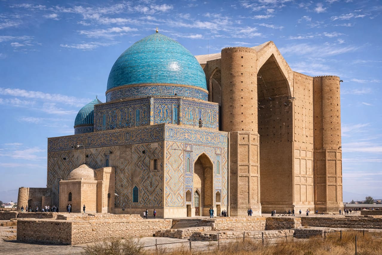 Mausoleo di Khoja Ahmed Yasawi a Turkestan