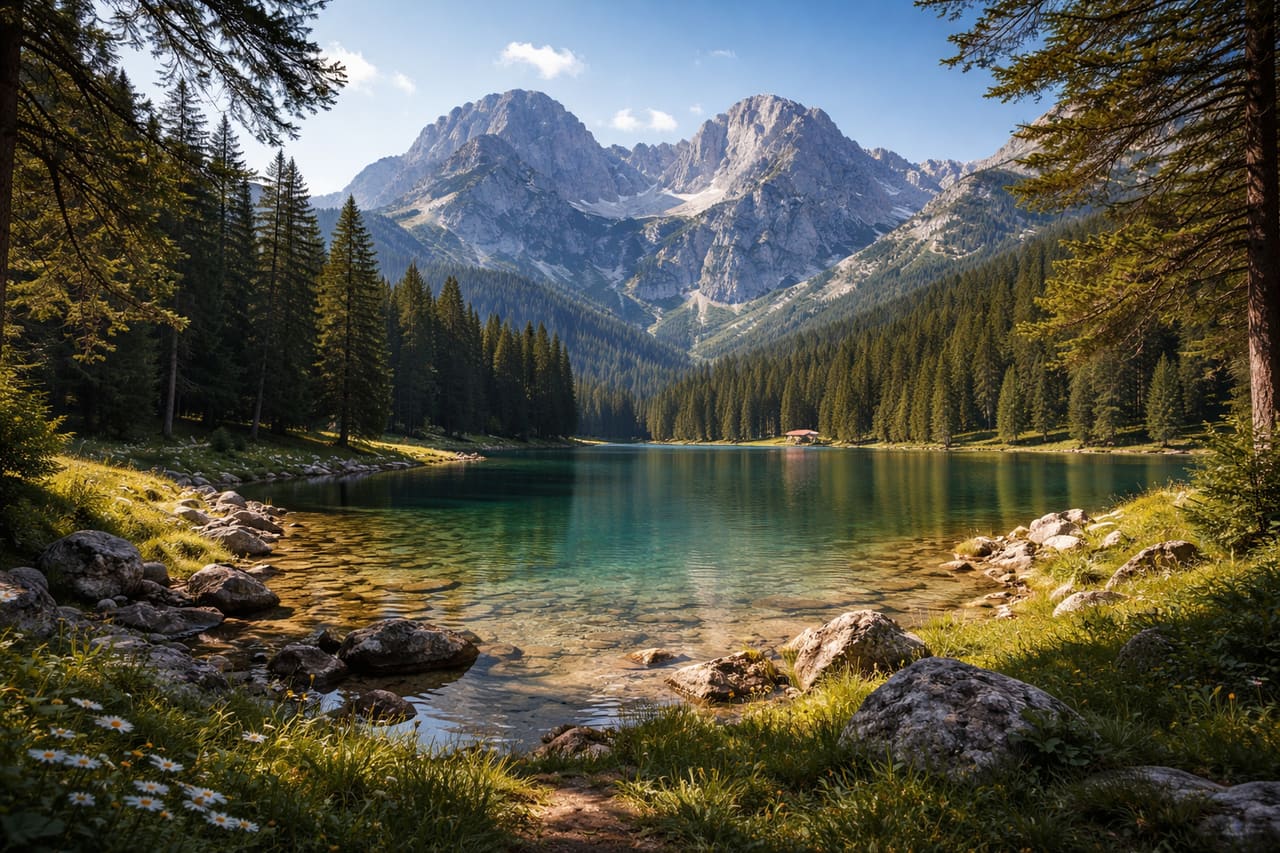 Lago Nero nel Parco Nazionale del Durmitor