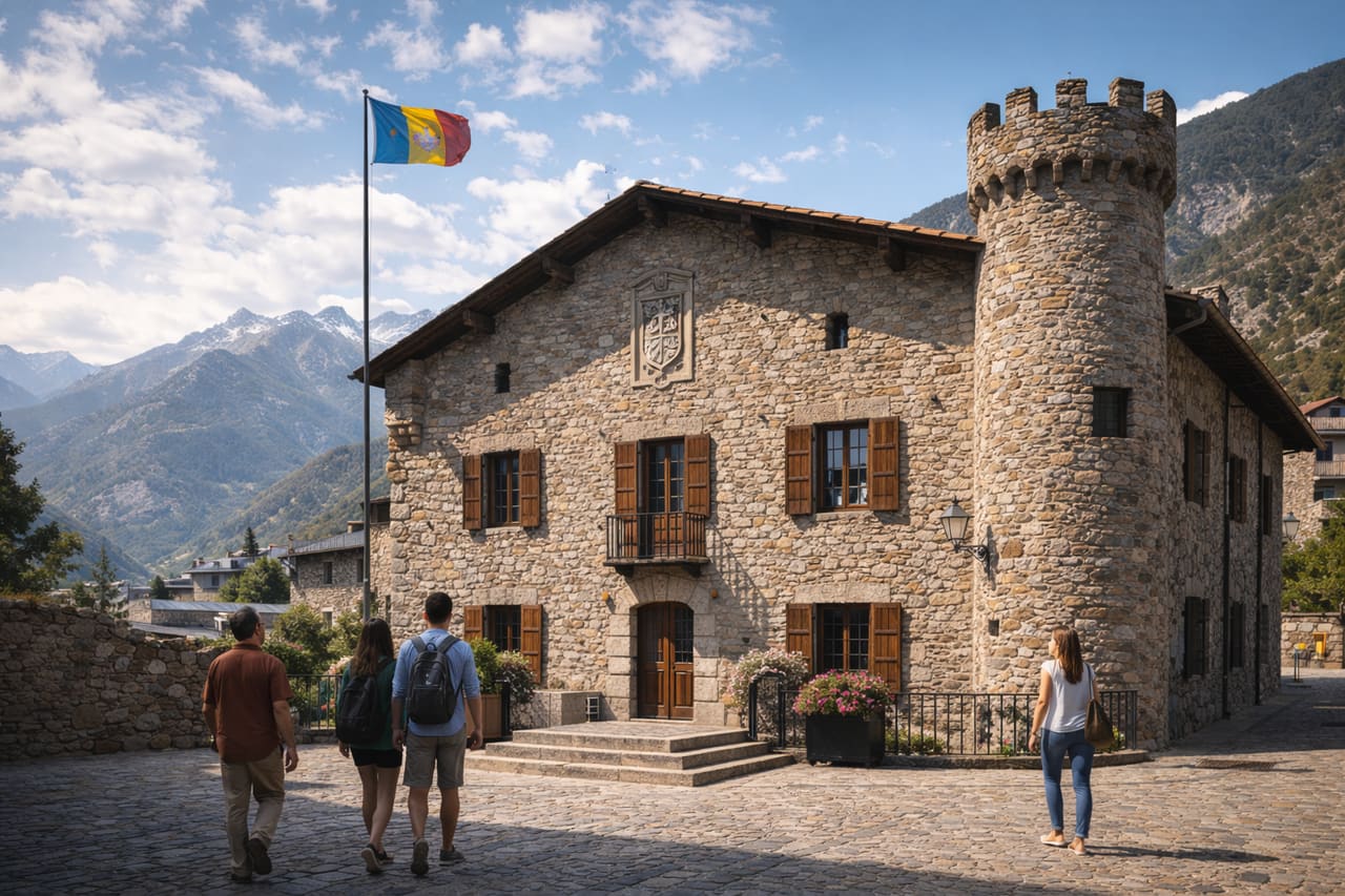 Casa de la Vall Andorra edificio storico del parlamento