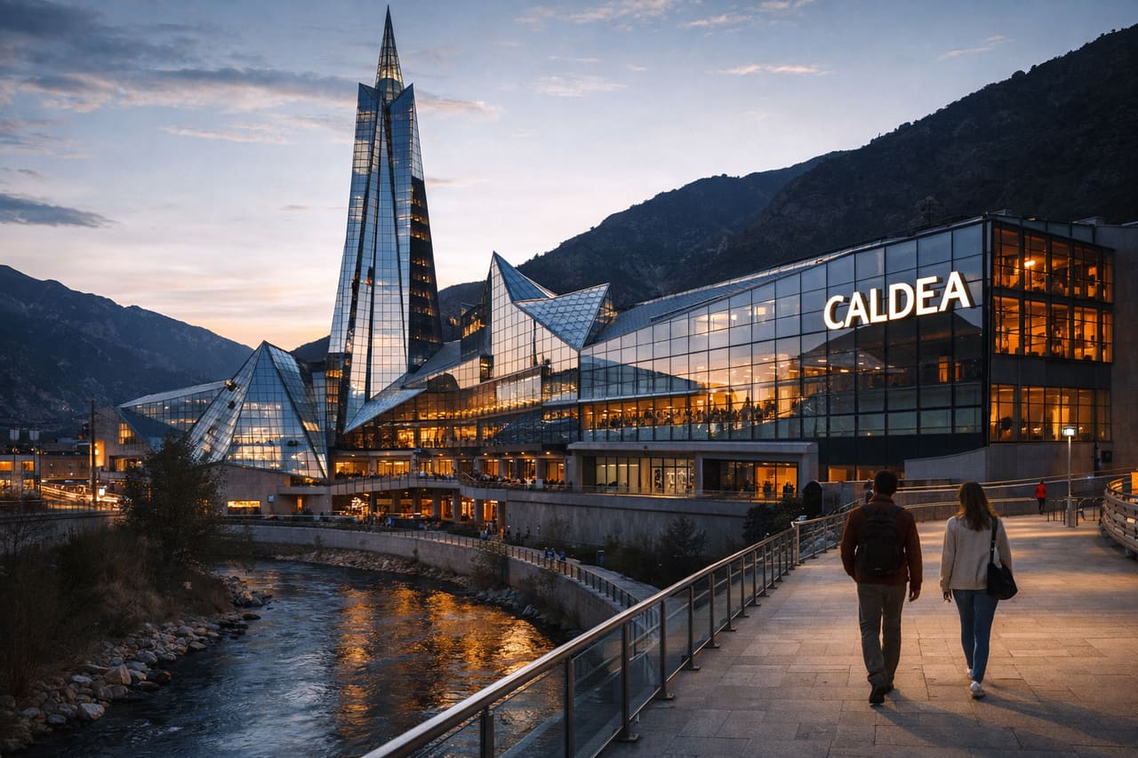 Caldea Spa Andorra piramide di vetro