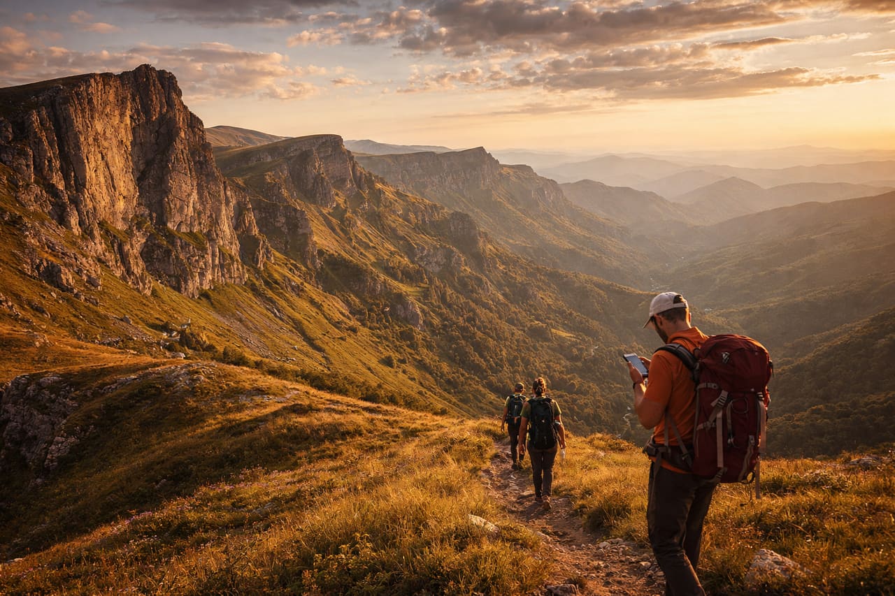 La regione montana di Stara Planina in Serbia con paesaggi naturali e percorsi di trekking.