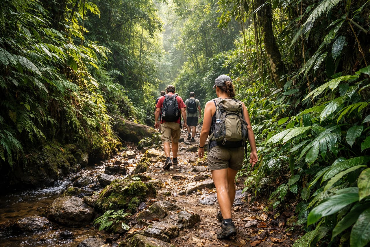 Giungla di Bukit Lawang a Sumatra