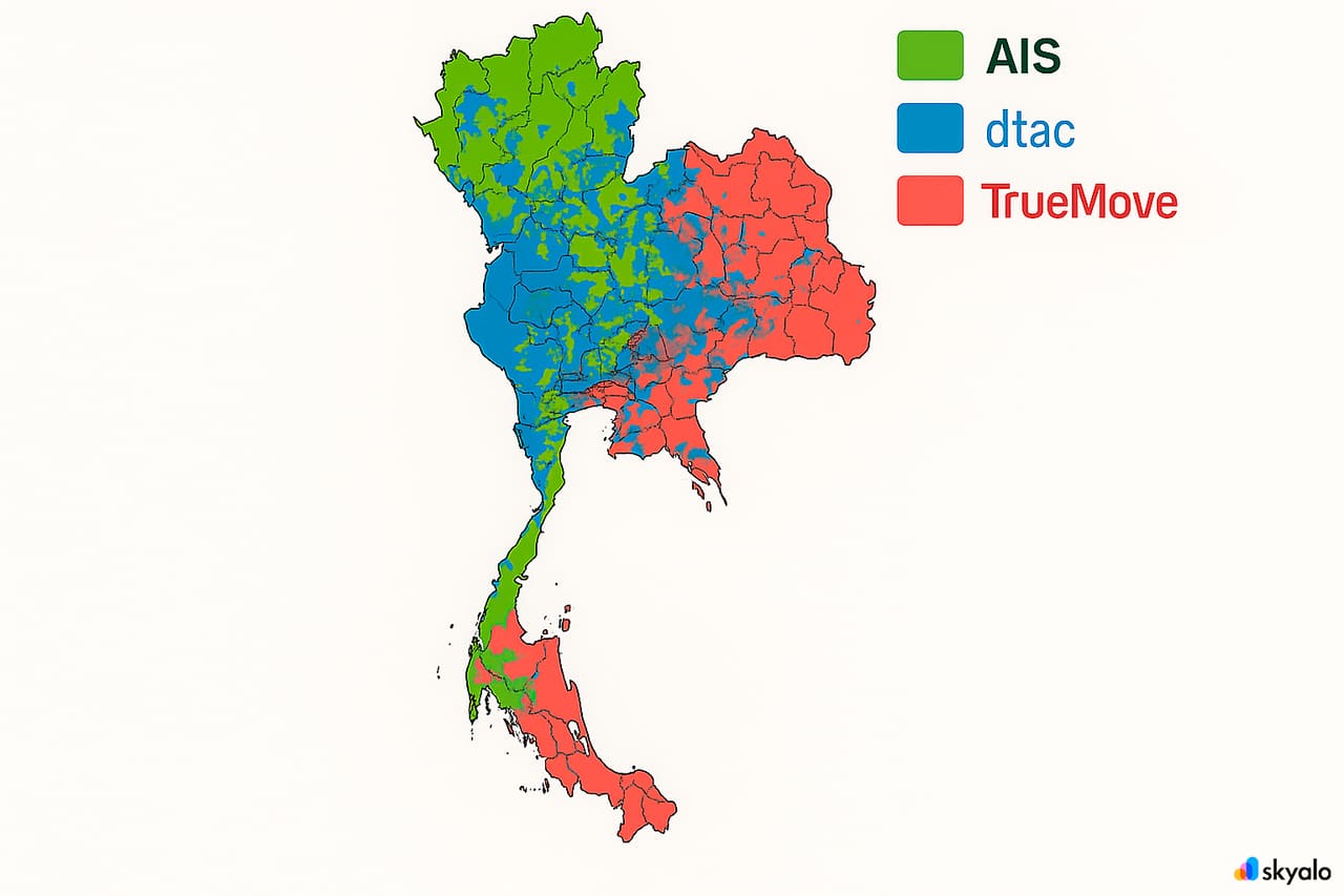 Skyalo vyberá najlepšiu sieť podľa vašej polohy